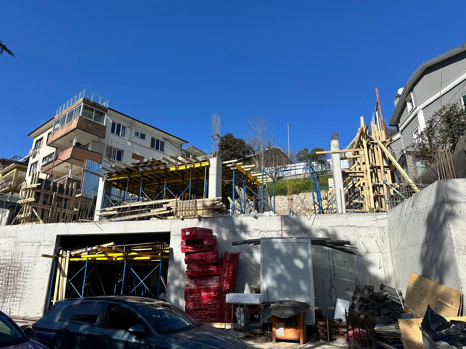 Balmumcu Villa kaba inşaat detayı